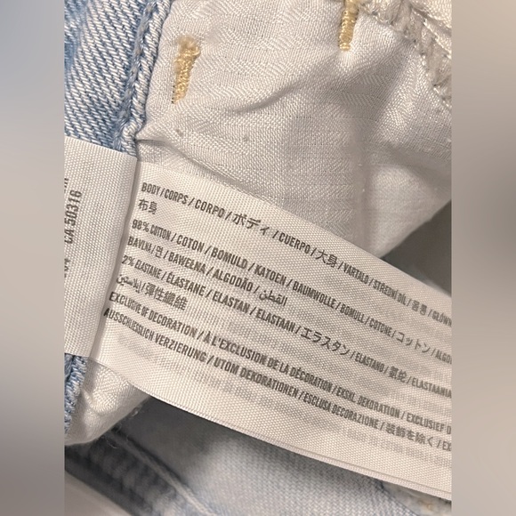 Hollister Vintage Stretch- High-rise Crop Boyfriend Denim Jeans - Picture 4 of 4